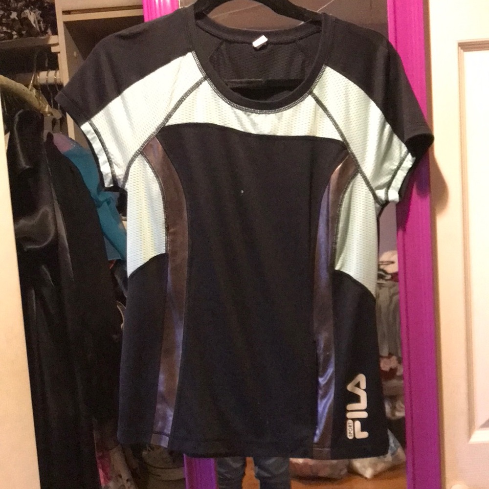 Women’s top, small paint spots